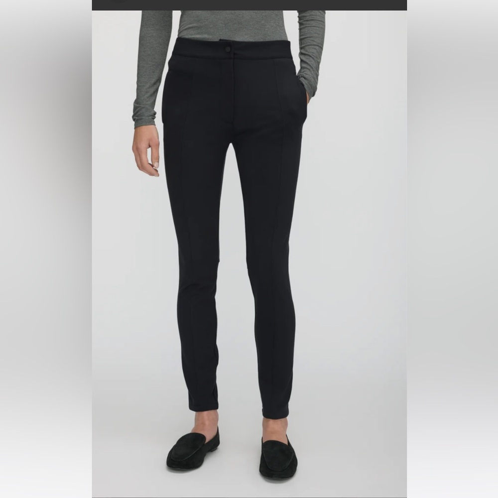 Vince Skinny Tab Front Black Pants Size 4